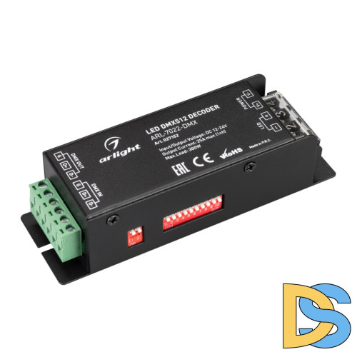 Декодер Arlight ARL-7022-DMX (12-24V, 1x25A, DMX512) 027152
