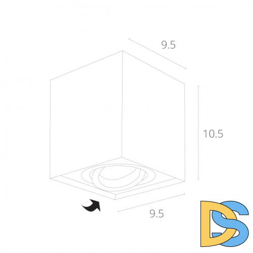 Потолочный светильник Arte Lamp Factor A5544PL-1WH