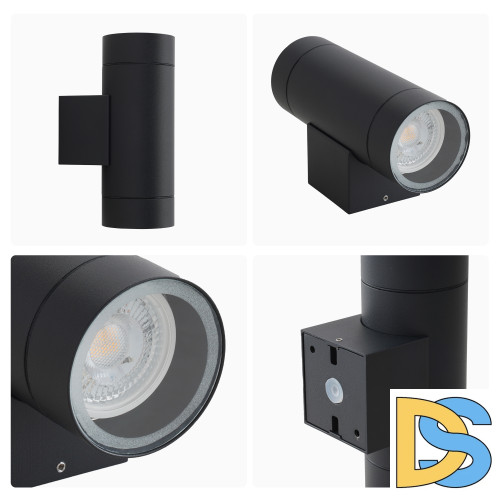 Уличный настенный светильник Apeyron Graphite 11-119