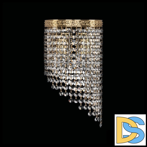 Настенный светильник Bohemia Ivele Crystal 83401BR/18IV-34 G R