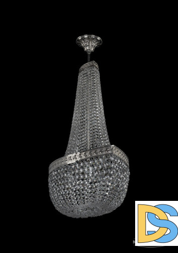 Люстра на штанге Bohemia Ivele Crystal 19283/H2/80IV Ni