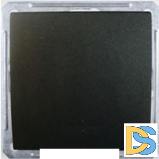 Выключатель 1-клавишный, перекрестный (с трех мест), Черный бархат, серия Wessen 59, Schneider Electric