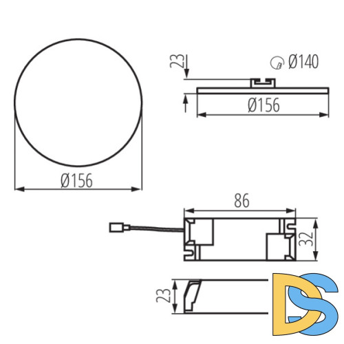Встраиваемый светильник Kanlux Arel Led DO 14W-NW 29588