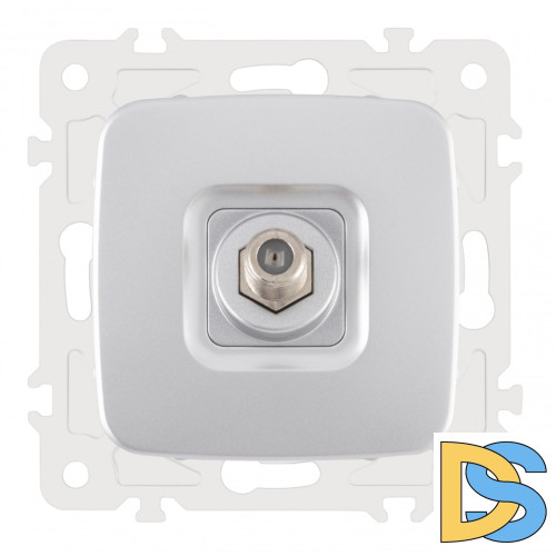 Розетка спутниковая SAT TV Arte Milano 205.42-1.silver