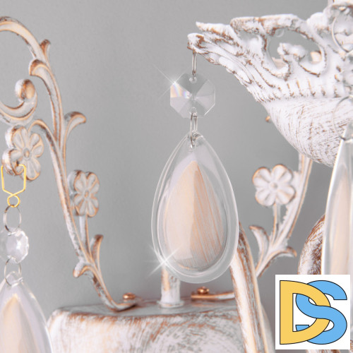 Бра Eurosvet 10009/1 золото с белым