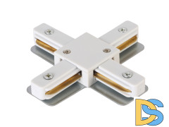 Соединитель X-образный (однофазный) Crystal Lux CLT 0.211 CLT 0.211 09 WH