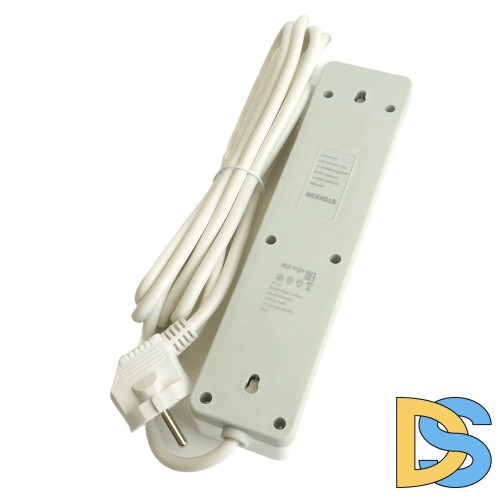 Сетевой фильтр 3-местный с/з Stekker Optima HM20-31-02 50086