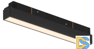 Трековый магнитный светильник iLedex Vision 4822-001-L300-12W-110DG-3000K-BK
