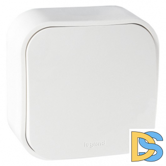 Выключатель Legrand Quteo 1-клавишный (белый), 782200
