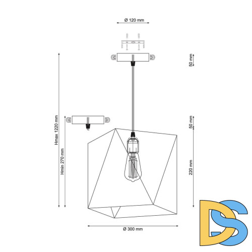 Подвесной светильник Lucia Tucci Narni 1943.1 Shampagne