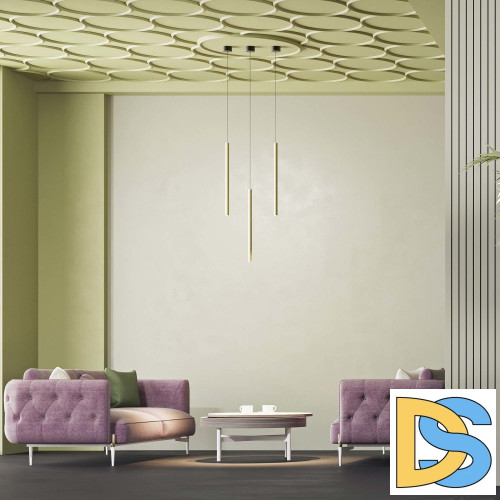 Подвесной светильник Arlight SP-PIPE-HANG-L600-R30-9W Warm3000 (BK, 24 deg, 230V) 038611