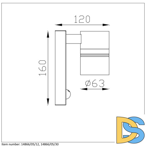 Уличный настенный светодиодный светильник Lucide Arne-Led 14866/05/12
