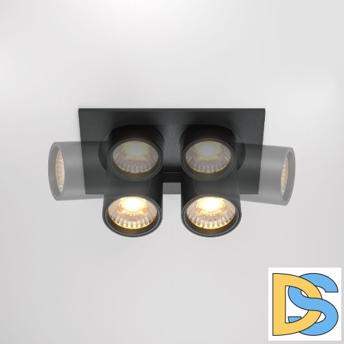 Встраиваемый светильник Maytoni Hidden DL045-02-10W3K-B