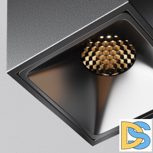 Накладной светильник Maytoni Alfa led C065CL-8W2.7K-SQ-B