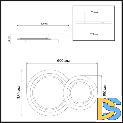 Потолочный светильник Sonex Sunny 7733/80L