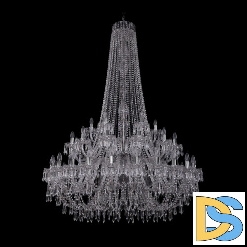 Подвесная люстра Bohemia Ivele Crystal 1403/24+12+6/460/h-177/2d Ni