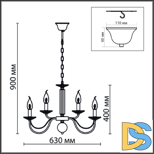 Подвесная люстра Lumion Incanto 8033/10