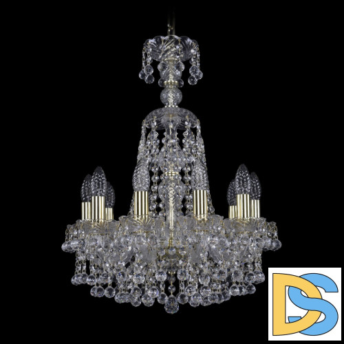 Подвесная люстра Bohemia Ivele Crystal 1409/10/141/XL-59 G
