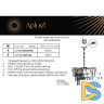 Подвесная люстра Aployt Mariz APL.813.03.09