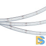 Светодиодная лента герметичная Arlight CSP-PFS-X320-10mm 24V Warm2700 (10 W/m, IP68, TWP100, 5m) 045053