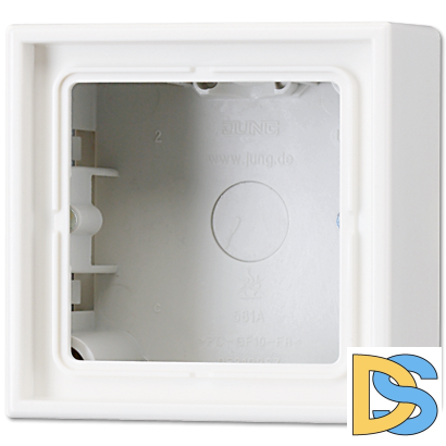 Коробка одноместная Jung LS581AWW