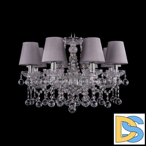 Подвесная люстра Bohemia Ivele Crystal 1413/8/200 Ni Balls SH24
