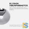 Профиль круглый уподвесной Apeyron ширина ленты до 30мм (рассеиватель, заглушки - 2шт, крепеж - 4шт) 08-40