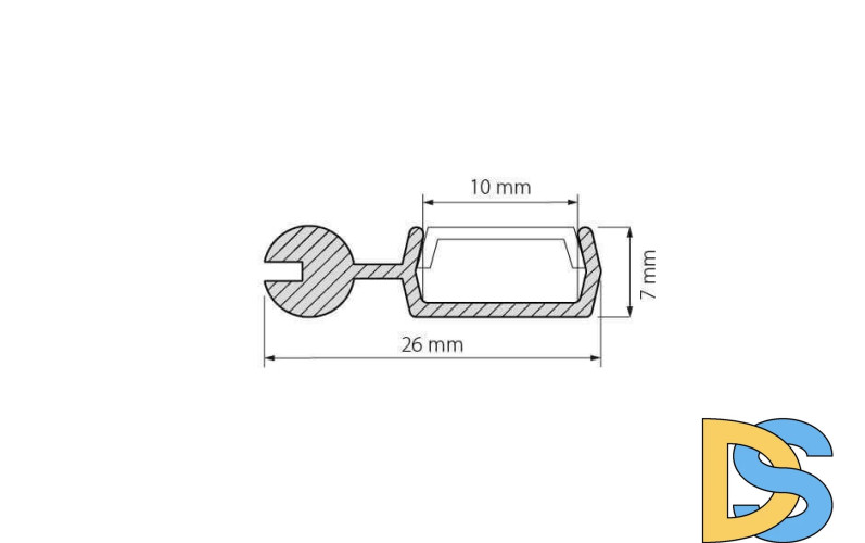 Профиль Arlight POLI-2000 ANOD 021738