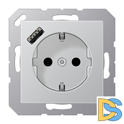 Розетка 2K+З USB Typ A Jung A1520-18AAL