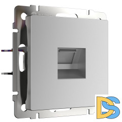 Розетка Ethernet RJ-45 Werkel (серебряный) W1181006