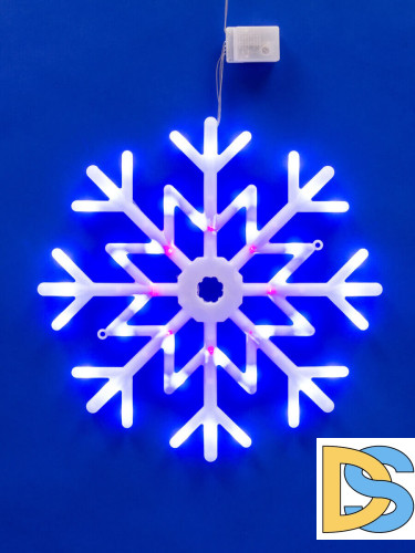 Подвесной светодиодный светильник «Снежинка » (UL-00001403) Uniel ULD-H4040-048/DTA MULTI IP20 SNOWFLAKE