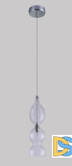 Подвесной светильник Crystal Lux Iris SP1 B Transparent