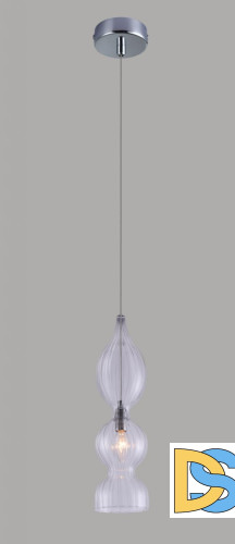 Подвесной светильник Crystal Lux Iris SP1 B Transparent