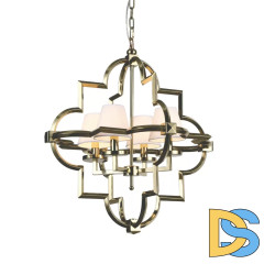 Подвесная люстра Delight Collection Mandeville KM0728P-4M brass/white