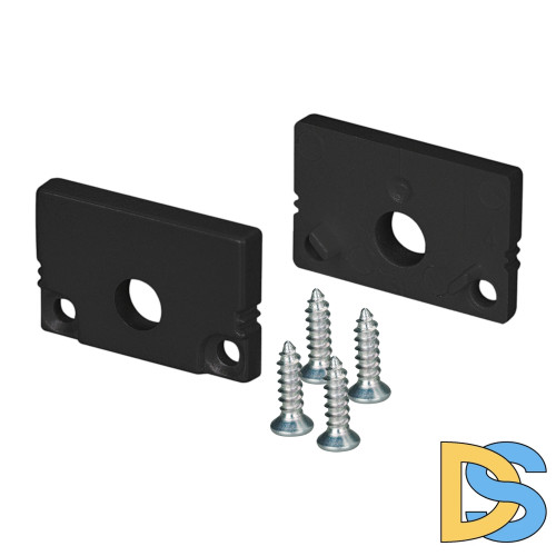 Заглушка Arlight SL-SLIM20-H13 BLACK с отверстием 037513