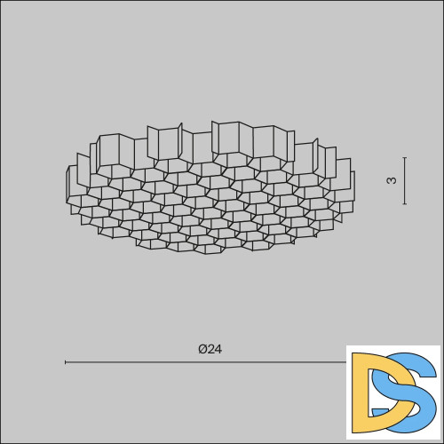Светофильтр  Maytoni Focus T HoneyComb-D24
