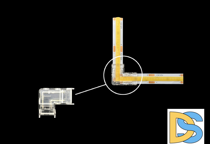 Набор угловых прижимных коннекторов Fiberli 12830204