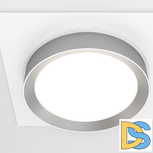 Встраиваемый светильник Maytoni Technical Hoop DL086-GX53-SQ-WS