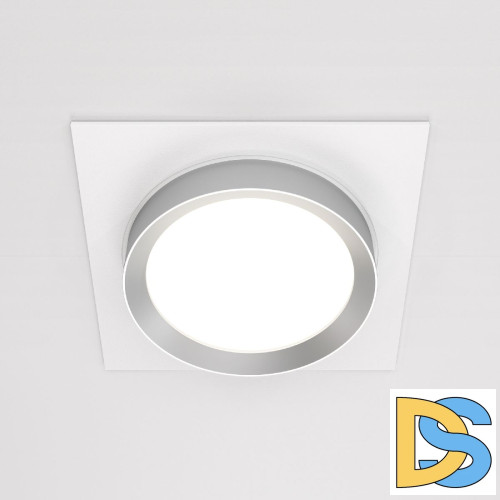 Встраиваемый светильник Maytoni Technical Hoop DL086-GX53-SQ-WS