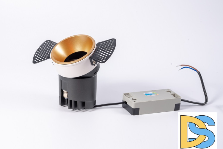 Встраиваемый светильник Fiberli 302T75 (круглая рамка) 12130202