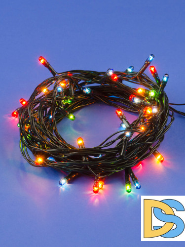 Светодиодная гирлянда (UL-00002389) Uniel 220V разноцветный UDL-S0500-050/DGA Multi IP20 Mini