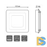 Встраиваемый светодиодный светильник Gauss Backlight Bubbles BL321