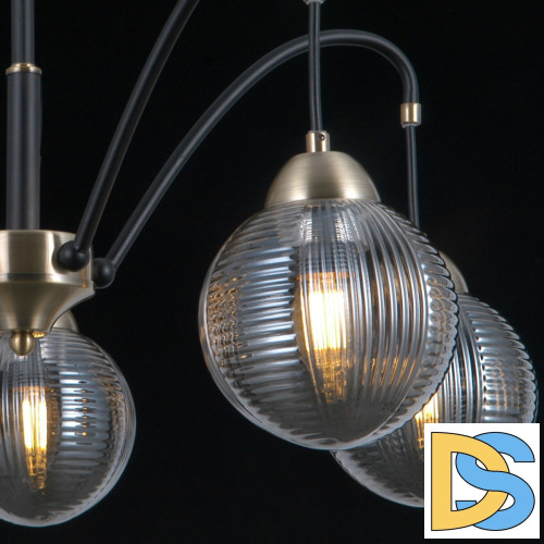 Люстра на штанге Illumico IL0433-5PSQ-79 BK AB