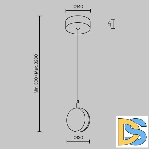Подвесной светильник Maytoni Mind MOD299PL-L10BC3K