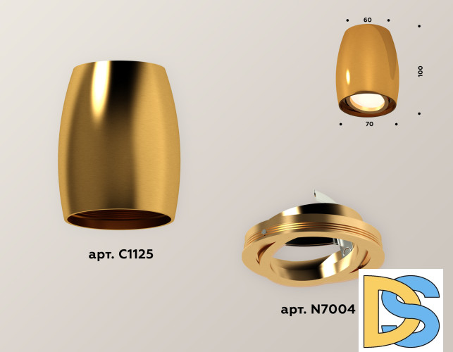 Накладной поворотный светильник Ambrella Light Techno XS1125001 (C1125, N7004)