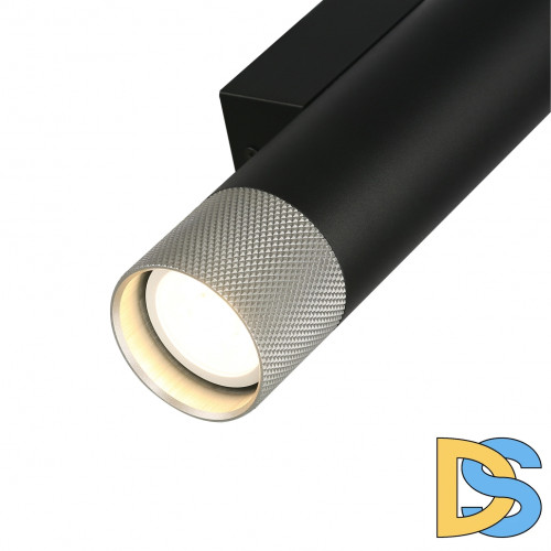 Настенный светильник iLedex Delta 2365-2 BK+SL