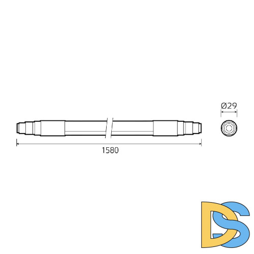 Линейный потолочный светильник Gauss Compact 843424336