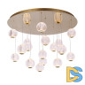 Подвесная люстра DeLight Collection Elliot Diamante MD20001012-17A gold