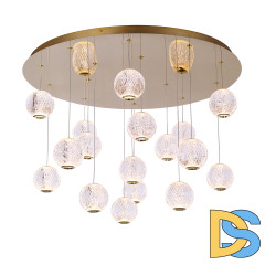 Подвесная люстра DeLight Collection Elliot Diamante MD20001012-17A gold