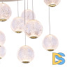 Подвесная люстра DeLight Collection Elliot Diamante MD20001012-17A gold